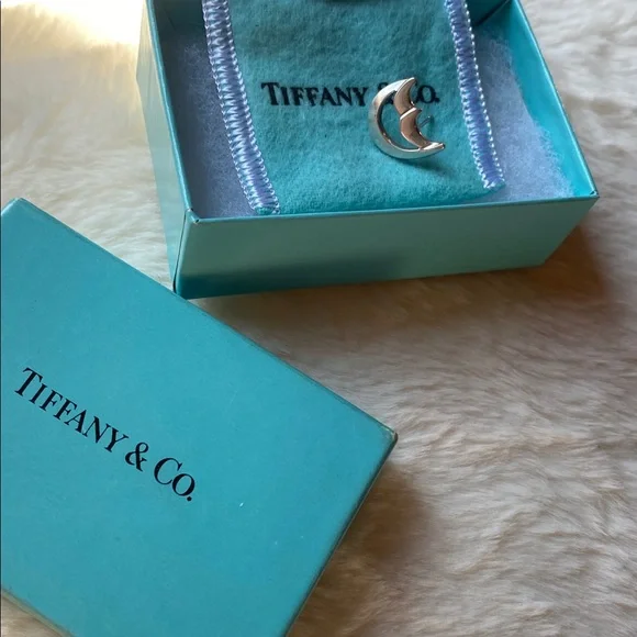 Tiffany & Co. Paloma Picasso Moon pierced earring in 925 Sterling Silver - Picture 4 of 4